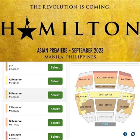 hamilton manila tickets